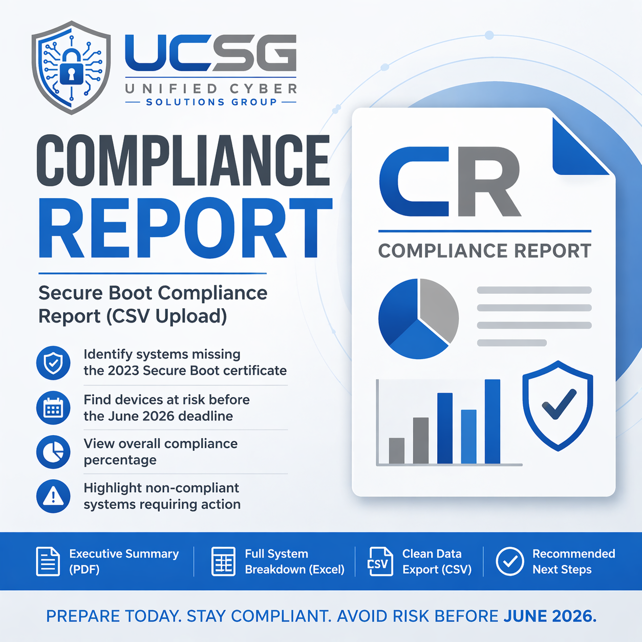 Free Audit — UCSG product visual